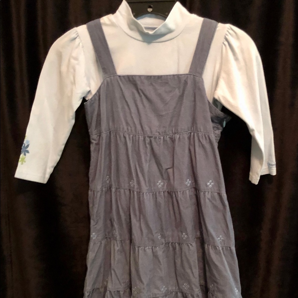 American Girl corduroy dress with matching shirt